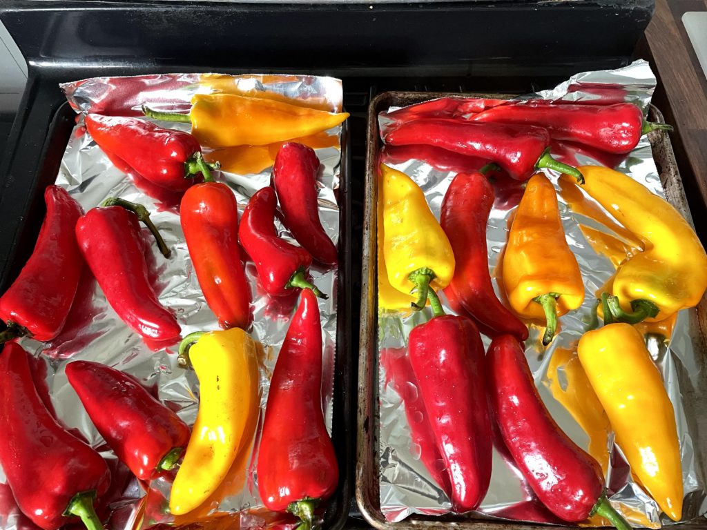 roast peppers